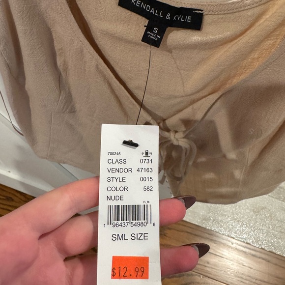 Pacsun Corset Top Size Small Tan - Picture 3 of 4